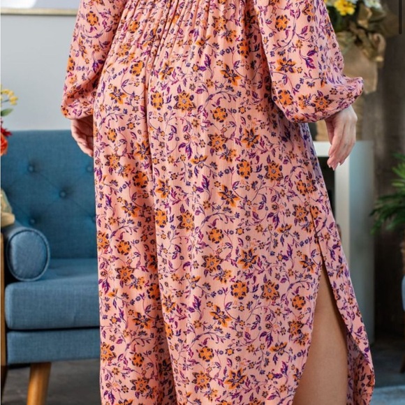 “Flower me Pretty set”: flowy pants with matching top. NWT - Picture 7 of 10